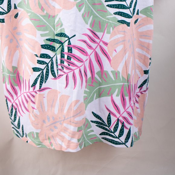 Free Planet Men's Large White T-Shirt Fern Leaf Design MSRP $38 - Picture 3 of 12